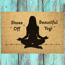 Load image into Gallery viewer, Beautiful Yogi Outdoor Mat
